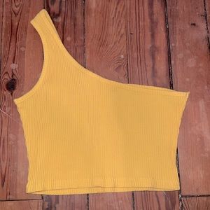 One-shoulder tank top